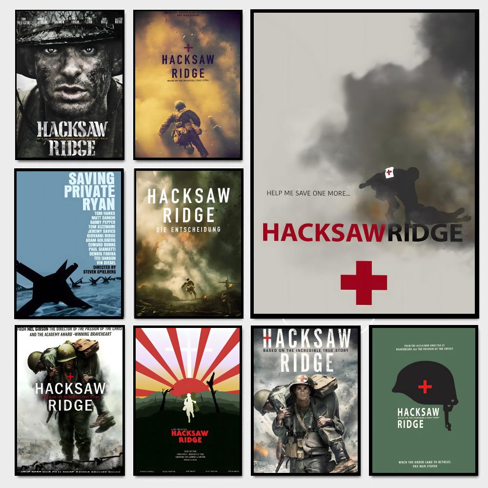 Hacksaw - Filme Retro War Hacksaw Ridge Poster