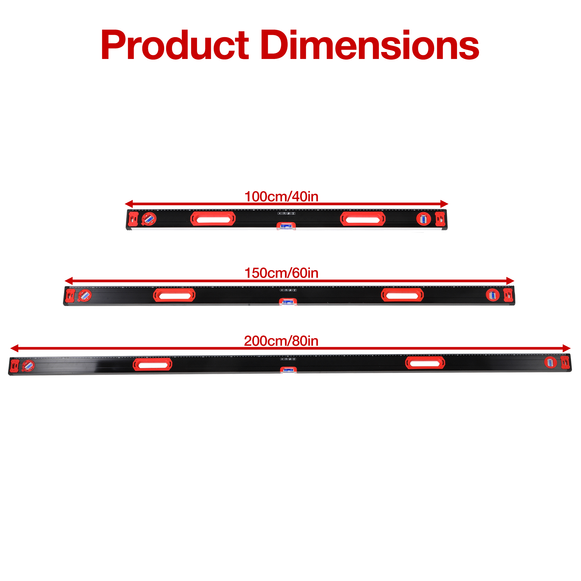 3-teiliges Torpedo-Wasserwaage – Spirit Level Bewertung und Preis